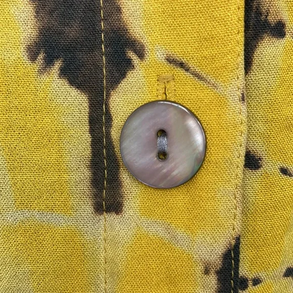 John Mark Yellow and Black Tie-Dye Tunic - Picture 7 of 15